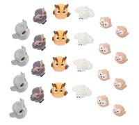 GARVALON 30 pezzi Miniature Gufo in Resina Decorazioni per Casa e Giardini Fatati Ornamenti Gufo Piccoli per Dollhouse e Micro Paesaggi Figure Animali da Foresta Artigianali