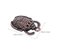 GARVALON 35 Pezzi Ciondoli Egiziano Vintage in Rame Antico Pendenti per Collane e Bracciali Te Accessori Gioielli con Simboli di Fortuna e Protezione