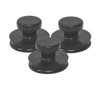 GARVALON 3pezzi Maniglie Ventosa Per Ciotole Tibetane Accessori Per Ciotole Sonore Sollevatori Pratici Per Meditazione Protezione Da Graffi e Danni