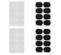 GARVALON 4 Fogli Cuscinetti per Bocchini Sassofono Contralto e Clarinetto 32 Pezzi Spessore 0,8 MM Protezione Bocchino Imbottitura Antiscivolo Comfort per Musicisti Strumenti a Fiato