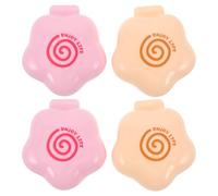 GARVALON 4 Pezzi Copri Manopole per Fornelli da Cucina 4 Pezzi in Plastica Resistente, Protezione Sicurezza a di Blocco Antiscintilla, Copertura Termica Antiolio per Fornelli a Gas ed