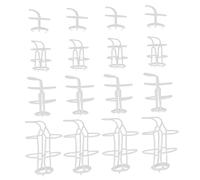 GARVALON 40pezzi Reti Sospese Per Flaconi Infusione Retine Bianche Pp Resistenti Per Bottiglie Supporto Portatile Per Sacche Rete Fiala in Ospedale e Casa