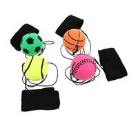GARVALON 4pezzi Palloni Elastici Fluorescenti Per Giocattoli Per Palline Basket Softball Tennis