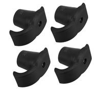 GARVALON 4pezzi Sci Antiscivolo Per Walker Protezioni Per Piedi Nylon Scivoli Per Passeggini Accessori Per Mobilità Sicura Su Superfici Concrete e Marciapiedi