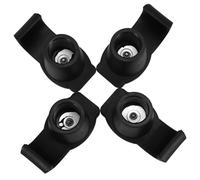 GARVALON 4pezzi Sliders Antiscivolo Per Walker Nylon Sci Per Anziani Stabilità e Bilanciamento Facile Installazione Accessori Per Camminatori e Bastoni Da Passeggio