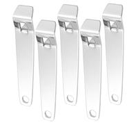 GARVALON 5 pezzi Apribottiglie Mini in Acciaio Inossidabile Ergonomico e Resistente per Aprire Fiale Liquide Orali Design Antiruggine e Antifatica per Uso Clinico e Ospedaliero