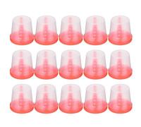 GARVALON 50 Contenitori per Campioni da 40 Ml con Coperchio Tazze Campione in Plastica Sigillate per Raccolta Feci e Urine Contenitori Medici con Etichetta Opaca per Analisi Cliniche