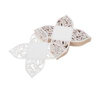 GARVALON 50 Pezzi Scatole Carta Candy Packaging Design Intagliato Resistenti per Dolci Truffles Feste Compleanni Matrimoni