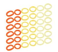 GARVALON 500 Elastici per Chioma per Bambine senza Metallo Elastici Morbidi ad Alta Elasticità per in Colori Vivaci per Neonati e Piccoli
