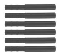 GARVALON 6 Pezzi Set 6 Estensori per Aste da Golf in Fibra di Carbonio Neri 0,55 Pollici - Prolunga Compatibile Driver, Putter e Ferri per Regolazione Precisa della Lunghezza e