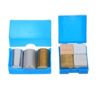 GARVALON 7 Pezzi Cubi e Cilindri Metallici per Laboratorio Scientifico Blocchi in Alluminio Rame e Ferro per Test di Densità e Gravità Specifica Kit Educativo per Esperimenti Stem