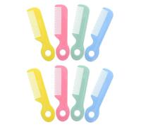 GARVALON 8pezzi Pettini per Ragazzo Ragazza Spazzola per Capelli Delicate e Punta Arrotondata Strumenti per Cura del Capelluto Sensibile dei Ragazzo Ragazza Piccoli e Accessori per Styling