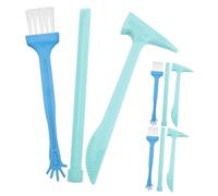 GARVALON 9 Set Strumenti da per Kit Gioco con Martello Pennello e Scalpello in Plastica Sicura per Sviluppo Manuale e Apprendimento Scientifico