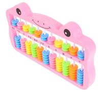 GARVALON Abaco di Plastica a 7 Perle Colorato per Studenti Scuola Elementare, Dispositivo Matematico Educativo Portatile per Migliorare Calcolo e Apprendimento Aritmetico Bambini