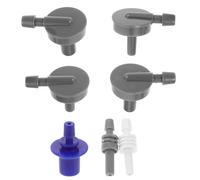 GARVALON Adattatore per Tubo Flessibile 7 Pezzi per Misuratore Pressione Sanguigna Connettori di Ricambio per Bracciale Accessori Compatti e Compatibili per Uso Medico e Domiciliare
