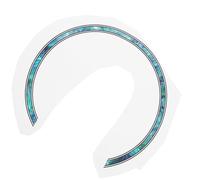 GARVALON Adesivo Decorativo Per Buco Della Chitarra Acustica Autoadesivo Cerchio Colorato Cambia Colore Compatibile Maggior Parte Degli Strumenti Musicali