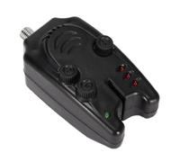 GARVALON Allarme Morso Pesca Elettronico Nero Sensibile con Suono e Luce Indicatore Abboccata Portatile Senza Batteria Segnale Acustico Visivo per Canne da Pesca Carpfishing