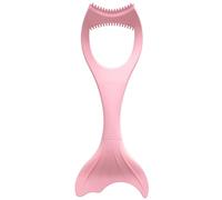 GARVALON Applicatore per eyeliner, mascara drawing aid, strumento in silicone rosa con baffle curvo, facile da usare, per professionisti