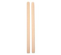 GARVALON Bacchette Ritmiche in Legno 2 Pezzi Bastoncini Percussione Forma Arrotondata Colore Khaki per Studenti e Adulti per Migliorare Senso del Ritmo