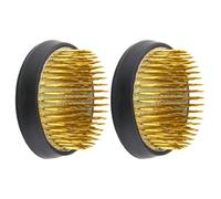 GARVALON Base per Composizioni Floreali 2 Pezzi Aghi in Rame Robusti Diametro 34 CM Supporto Porta Fiori per Arte Floreale Giapponese e Cinese Strumento per Fissaggio e Piantatura