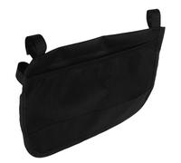 GARVALON Borsa Organizer per Braccioli di Commode in Canvas Nero per Accesso Facile e Riposo Ordinato