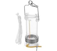 GARVALON Campionatore d Acqua Verticale Portatile da 1l in Acciaio Inossidabile e Acrilico per Test Preciso della Qualità in Ricerca Fluviale e Biologia Marina Colore Colore Casuale