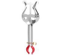 GARVALON Cartella Porta Spartiti Musicali per Tromba in Metallo Galvanizzato Argento Clip Supporto Piccolo e Leggero Raccoglitore Pratico per Trombettisti in Movimento