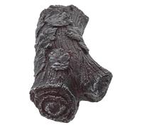 GARVALON Ceppi di Fuoco Artificiale a LED senza Fiamma in Resina Sintetica, Tronchi Realistici Decorativi per Caminetti Interni ed Esterni, Accessorio per Falò Natalizio e Ambienti