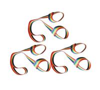 GARVALON Cinghie Multifunzionali per Trasporto Scarponi da Sci e Pattini a Rotelle, Set da 3 Cinghie Regolabili in Poliestere Colorate 1,2 M X 3,8 Cm Tracolla Comoda per attività Sportive