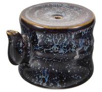 GARVALON Contagocce in Ceramica per Calligrafia e Pittura Calamaio in Porcellana Blu Beccuccio per Versare Inchiostro Accessorio per Gocce D’Inchiostro per Arte e Scrittura Tradizionale