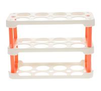 GARVALON Contenitore Organizer o Plastico in Trasparente Frigorifero Uova per Casuale Impilabile Funzione Stabilizzante per Riporre Colore Armadio o Dispensa