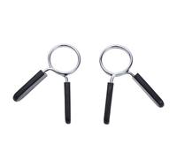 GARVALON Coppia di Morsetti A Molla da 50Mm per Bilanciere E Manubri Clip di Sicurezza per Pesi da Palestra Powerlifting E Sollevamento Pesi