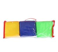 GARVALON Dadi Tascabili con Tasca Trasparente 3 Pezzi, Cubi di Storie Colorati per Apprendimento Prima Infanzia, Sussidio Didattico Portatile per Giochi Educativi Interni ed Esterni