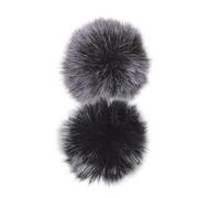 GARVALON Filtro Antivento Peloso per Microfono Lavalier, Mini Parabrezza Anti-pop a Clip, Copertura Antivento Morbida per Registrazioni All'aperto e Uso Professionale