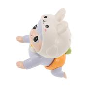 GARVALON Giocattolo Coniglio Che Striscia Giocattolo Musicale Per Ragazzo Ragazza Che Striscia Aiutante Per Imparare Gattonare Per Ragazzo