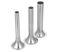 GARVALON Kit 3 Imbuti per Salsicce in Acciaio Resistente Accessori Manuali per Riempimento Carne Utensile Cucina Versatile per Insaccare Salsicce Fai da Te
