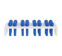 GARVALON Lavagna per Esercizi Braille Portatile con 24 Celle in Linea Stilo in Plastica per Scrittura Tattile Kit di Apprendimento per Non Vedenti Strumento Didattico Compatto per