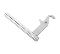 GARVALON Maniglia Porta per Stufa in Metallo Resistente al Calore, Accessorio Ricambio per Caminetti a Legna e Carbone, Gruppo Maniglia per Porta Caldaia, Compatibile con Riscaldatori