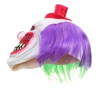 GARVALON Maschera cosplay di Halloween maschere halloween Accessori per costumi da clown spaventosa