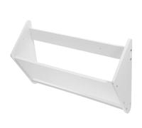 GARVALON Mensola Porta Ciabatte Ultra Sottile da Parete Bianco Supporto Scarpe Salvaspazio per Ingresso e Bagno Organizer Semplice e Facile da Pulire