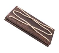 GARVALON Mensole Sospese da Parete in Legno Rustico Corda di Iuta Set Mensola Decorativa Multiuso per Piante Sospese e Portaoggetti per Soggiorno Camera da Letto e Bagno