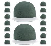 GARVALON Mini Blocchi Schiuma Floreale Rotondi 24 Pezzi Porta Bouquet da Matrimonio e Composizioni Floreali per Bottiglie di Vino Base per Artigianato Floreale e Decorazioni da Tavolo