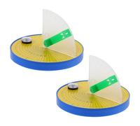 GARVALON Misuratore di Altezza del Sole in Plastica 2 Pezzi, Strumento Didattico Scientifico per Scuola, Kit Educativo per Studio Geografia e Osservazione Ombre al Sole Stile Stili multipli