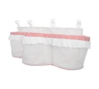 GARVALON Organizer Portaoggetti da Appendere per Culla Contenitore per Biberon Pannolini Giocattoli Realizzato in Materiale Resistente Facile Installazione con Cinghie di Sicurezza