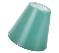 GARVALON Paralume in Ferro Piccolo a Tamburo Compatibile Portalampada E27, Coprilampada da Fattoria Verde 42mm, Paralume a Sospensione per Lampada da Tavolo da Lettura e Ufficio