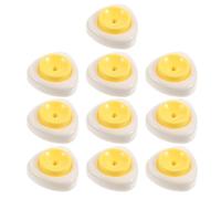 GARVALON Perforatore per Uova Manuale con Base Robusta in Plastica Set da 10 Pezzi Utensile Sicuro per Forare Uova Crude e Sode per Colazioni e Uso Cucina Domestica