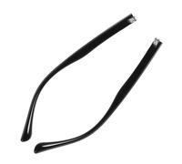 GARVALON Pezzi Di Ricambio Per Aste in Metallo Tr90, Gambe 7mm Larghezza Nero Lucido, Accessori Per Riparazione e Da Sole, Kit Sostituzione Parti Per Uso Personale e Professionale