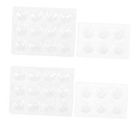 GARVALON Piastra Di Reazione Chimica in Porcellana 4 Pezzi, Set Da 2 Piastre a 6 Fori e 2 Piastre a 12 Fori, Resistente e Durevole, Per Laboratori e Lezioni Scientifiche