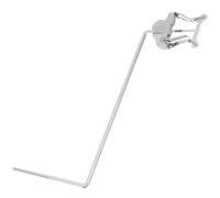 GARVALON Porta Basso Tuba Clip per Spartiti, Lira Clamp-On Portatile in Ferro Argento, per Marching e Pratica Musicale