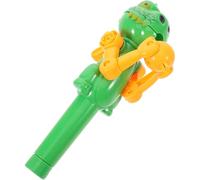 GARVALON Porta Lecca-Lecca Robot Dinosauro Verde per Giocattolo Interattivo per Creazione Caramelle Supporto Sicuro e Divertente per Ragazzi e Ragazze